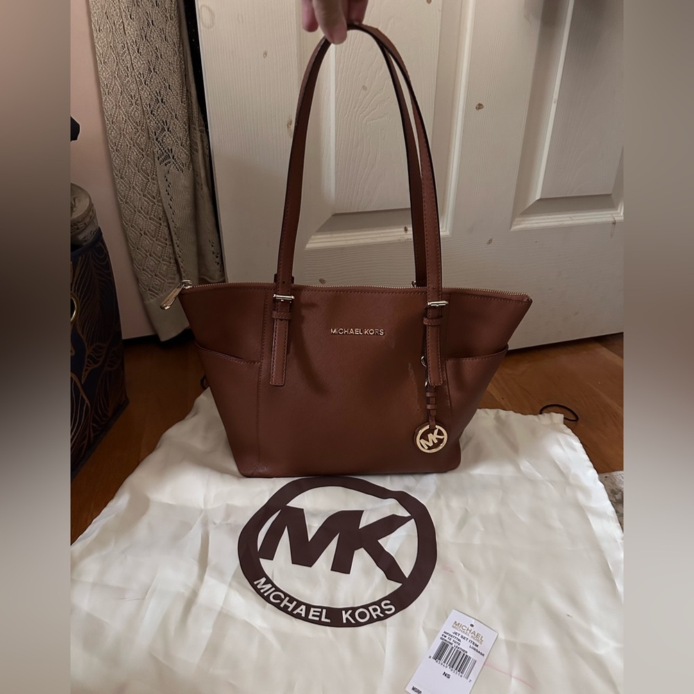 Michael Kors Tan Leather Tote